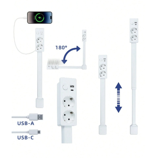 Voltsync™ HomeFlow Power Strip